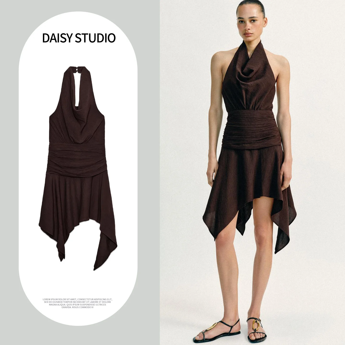 Summer New Arrival Women's Holiday Style Asymmetrical Hem Dress Draped Neckline Gown City Commute Casual Wear A-Line Skirt
Summer New Arrival Women's Holiday Style Asymmetrical Hem Dress Draped Neckline Gown City Commute Casual Wear A-Line Skirt
