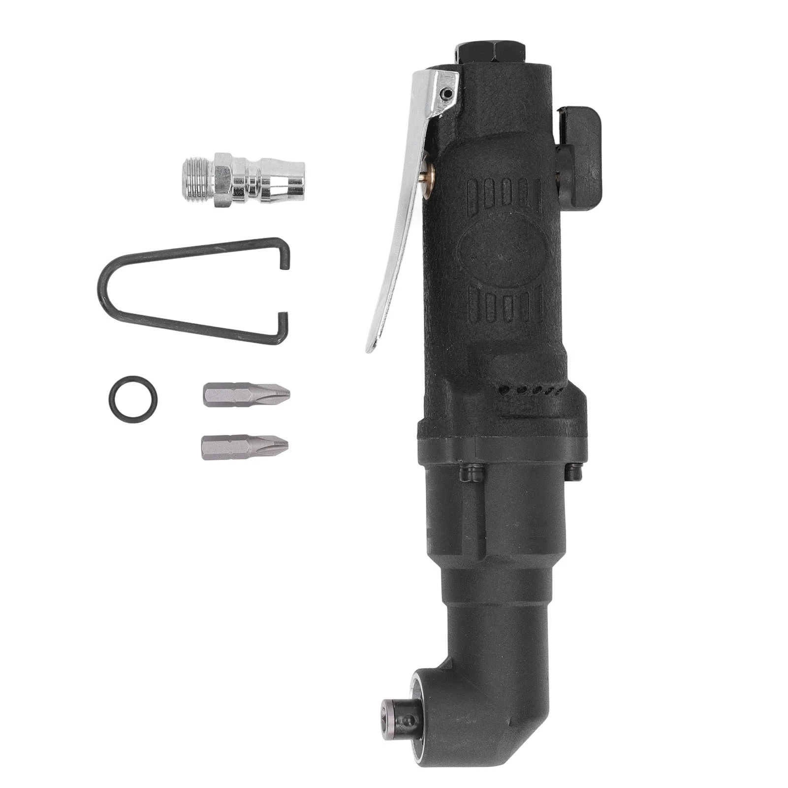 90 Degree Pneumatic Screwdriver Alloy Steel Integrated Reversible 1/4in Air Screwdriver for Furniture Repair
90 Degree Pneumatic Screwdriver Alloy Steel Integrated Reversible 1/4in Air Screwdriver for Furniture Repair