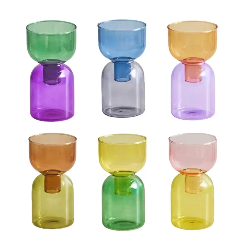 2pc Set Mini Vases Terrarium Hydroponic Plant Pot Glass Vase Wedding Flowers Candle Holders Decor Avocado Glass Growing Bud Vase
2pc Set Mini Vases Terrarium Hydroponic Plant Pot Glass Vase Wedding Flowers Candle Holders Decor Avocado Glass Growing Bud Vase