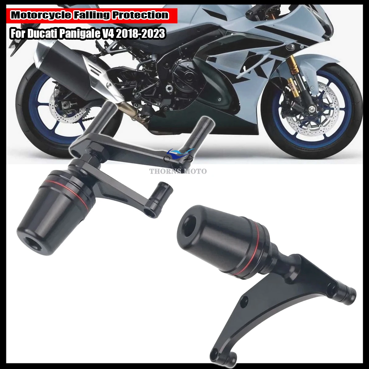 Для DUCATI Panigale V4/V4S 2022-2023 V4 18-20 мотоциклетная рамка для защиты от падения, слайдер, обтекатель, защита от ударов
Для DUCATI Panigale V4/V4S 2022-2023 V4 18-20 мотоциклетная рамка для защиты от падения, слайдер, обтекатель, защита от ударов