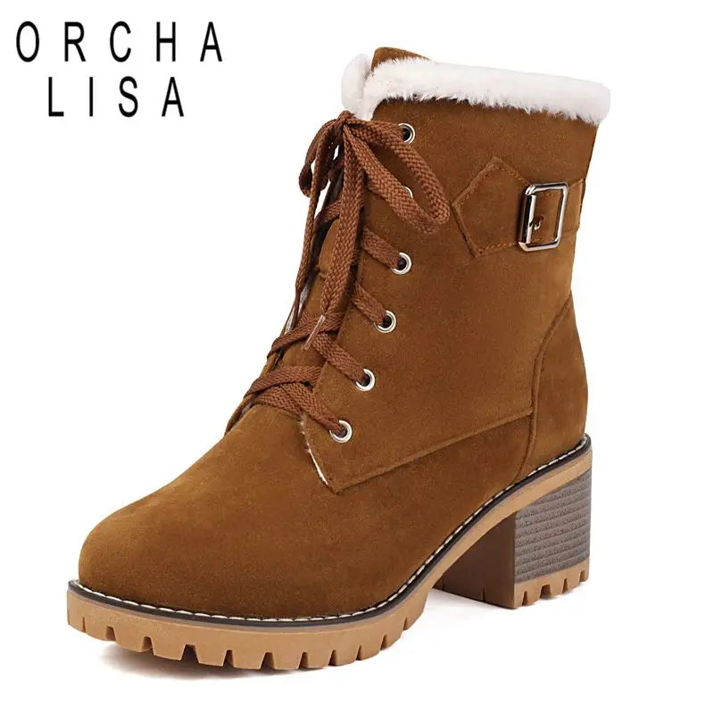 ORCHA LISA 2025 Теплые ботильоны с круглым носком на массивном каблуке 5,5 см, шнуровка, пряжка из флока, замша, большой размер 43 44 45 Leisure Bota
ORCHA LISA 2025 Теплые ботильоны с круглым носком на массивном каблуке 5,5 см, шнуровка, пряжка из флока, замша, большой размер 43 44 45 Leisure Bota