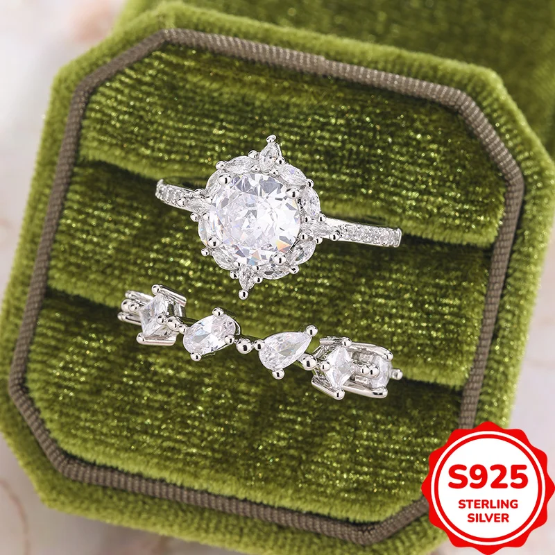 Fashionable and Light Luxury Genuine S925 Silver Exquisite and Versatile Couple Ring Engagement and Proposal Ring
Fashionable and Light Luxury Genuine S925 Silver Exquisite and Versatile Couple Ring Engagement and Proposal Ring