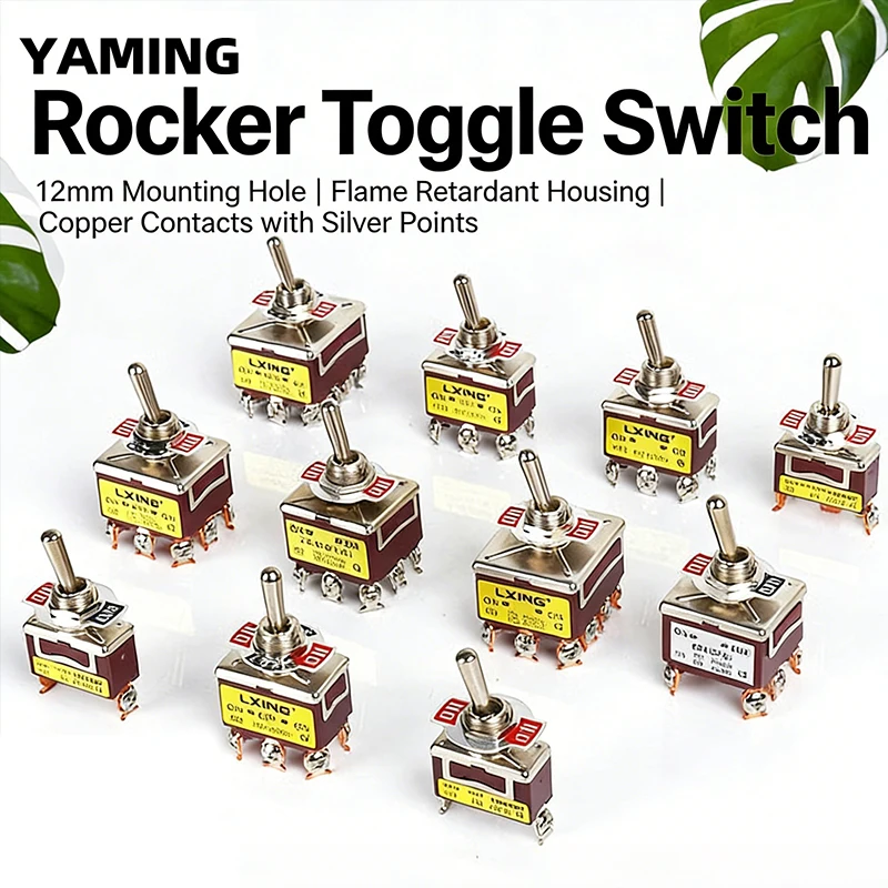 Маленькая кнопка, кулисный переключатель, поворотный, две/три позиции, 3/6 контактов, водонепроницаемый, 15 А, 250 В переменного тока, винтовое соединение ВКЛ-ВЫКЛ
Маленькая кнопка, кулисный переключатель, поворотный, две/три позиции, 3/6 контактов, водонепроницаемый, 15 А, 250 В переменного тока, винтовое соединение ВКЛ-ВЫКЛ