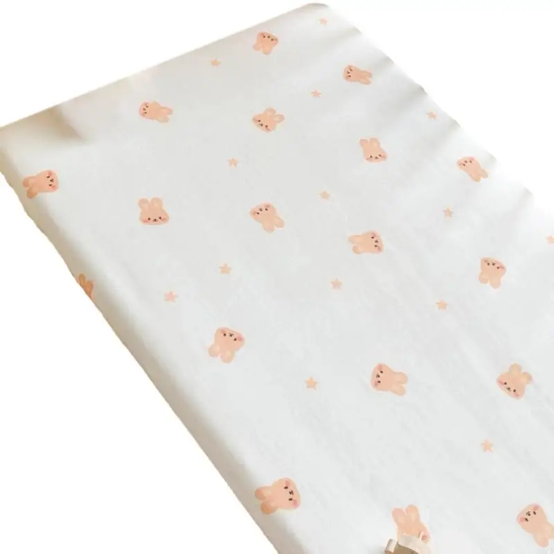 Breathable Baby Bed Sheet Printed Boys Girls Crib Fitted Sheet Removable Slipcover Comfortable for Infant Unisex
Breathable Baby Bed Sheet Printed Boys Girls Crib Fitted Sheet Removable Slipcover Comfortable for Infant Unisex