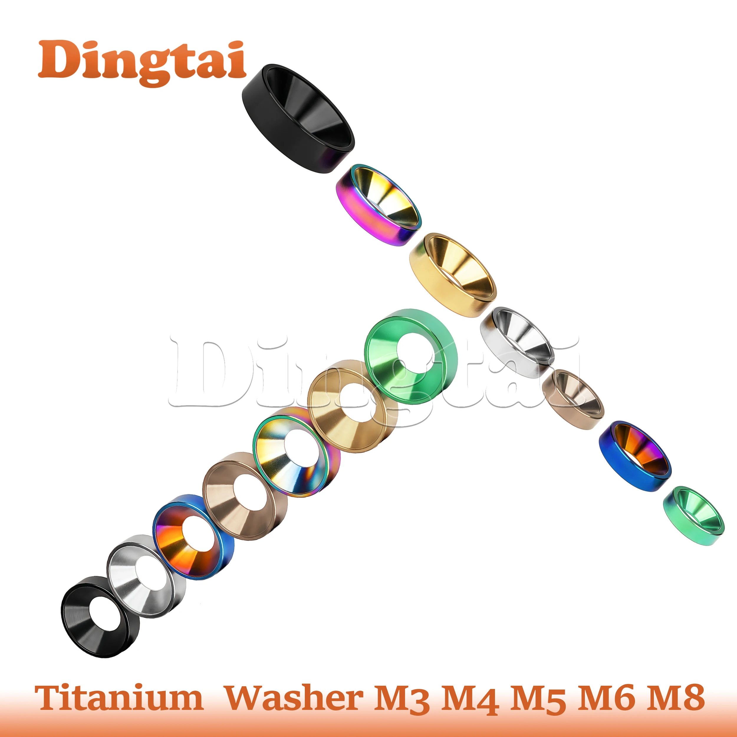Dingtai alloy countersunk Washers M3 M4 M5 M6 M8 colourful Countersunk Head Bolt Washers Gasket
Dingtai alloy countersunk Washers M3 M4 M5 M6 M8 colourful Countersunk Head Bolt Washers Gasket