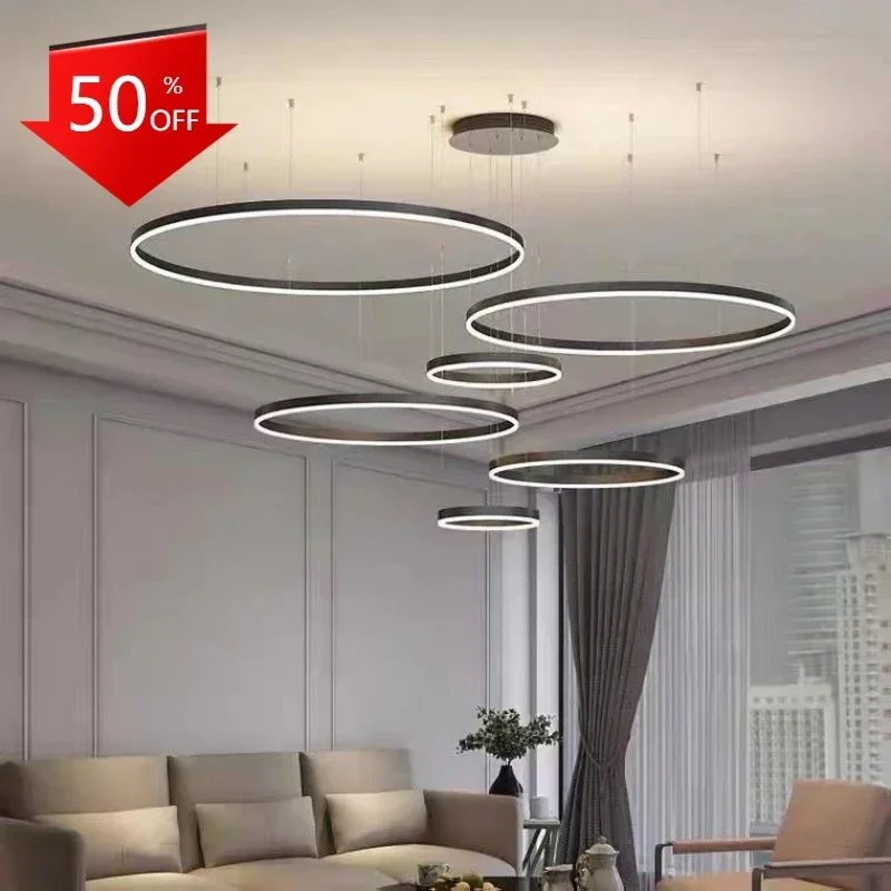 2025 NEW Nordic Postmodern 5/6Circular Chandelier Lamp for Home Decoration Indoor Engineering Lighting Hanging LED Simple Pendan
2025 NEW Nordic Postmodern 5/6Circular Chandelier Lamp for Home Decoration Indoor Engineering Lighting Hanging LED Simple Pendan