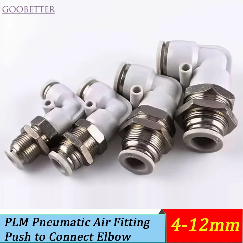 PLM Pneumatic Air fitting push to Connect Straight Elbow 4 6 8 10 12mm Tube White L-type Bulkhead Elbow Gas Pipe Quick Connector
PLM Pneumatic Air fitting push to Connect Straight Elbow 4 6 8 10 12mm Tube White L-type Bulkhead Elbow Gas Pipe Quick Connector