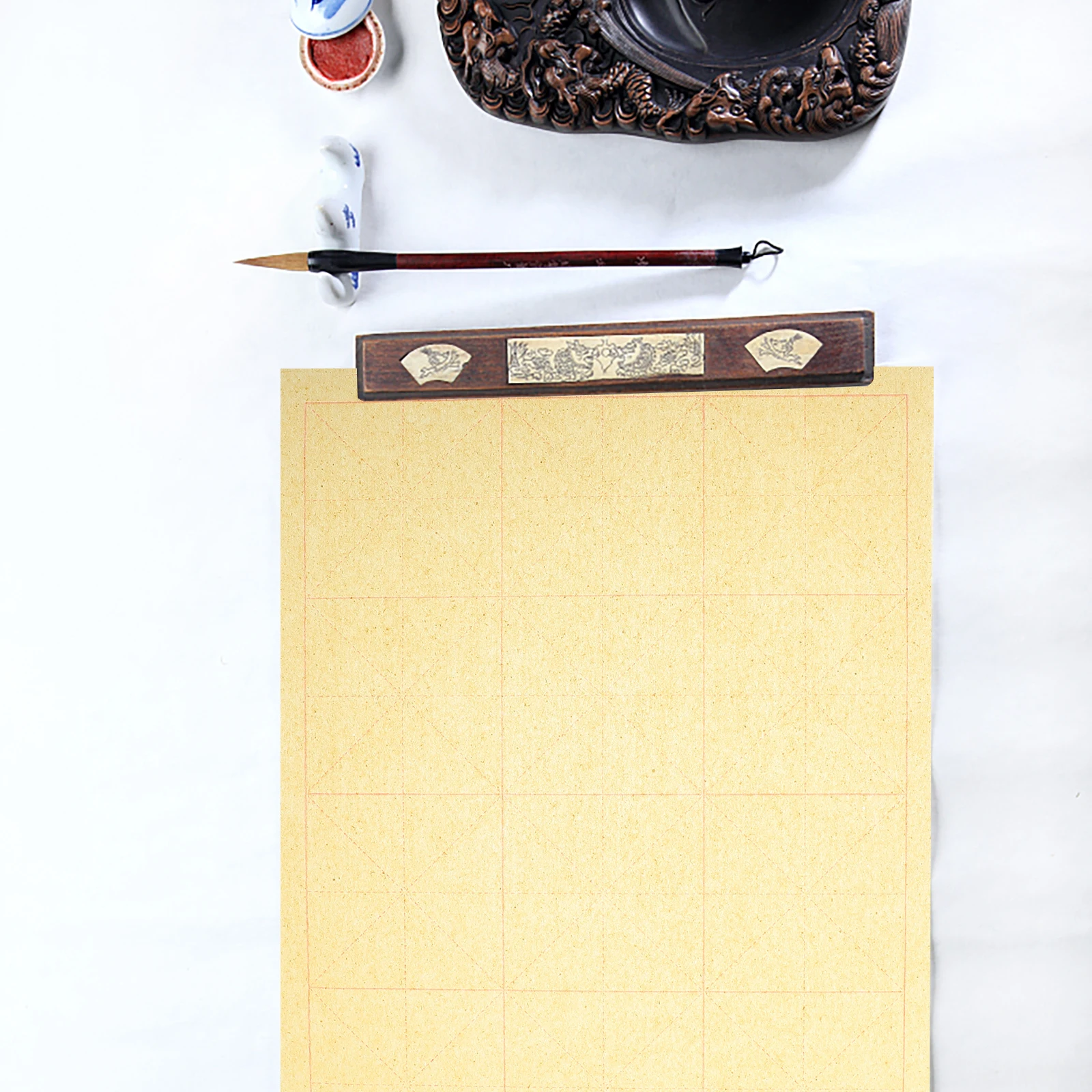 80 Sheets Professional Calligraphy Paper Strong Ink Absorption Chinese Art Writing Practice Sheet Convenient Size
80 Sheets Professional Calligraphy Paper Strong Ink Absorption Chinese Art Writing Practice Sheet Convenient Size