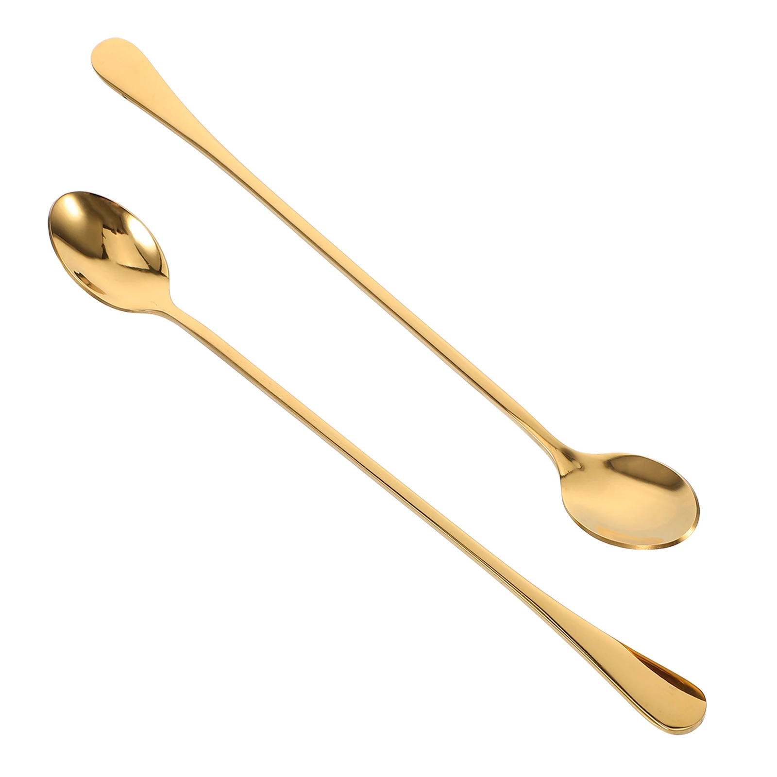 2pcs Stainless Steel Spoon Long Handled Bar Accessories Cocktail Mixing Stirrer Golden Coffee TeaSpoons Home Use
2pcs Stainless Steel Spoon Long Handled Bar Accessories Cocktail Mixing Stirrer Golden Coffee TeaSpoons Home Use
