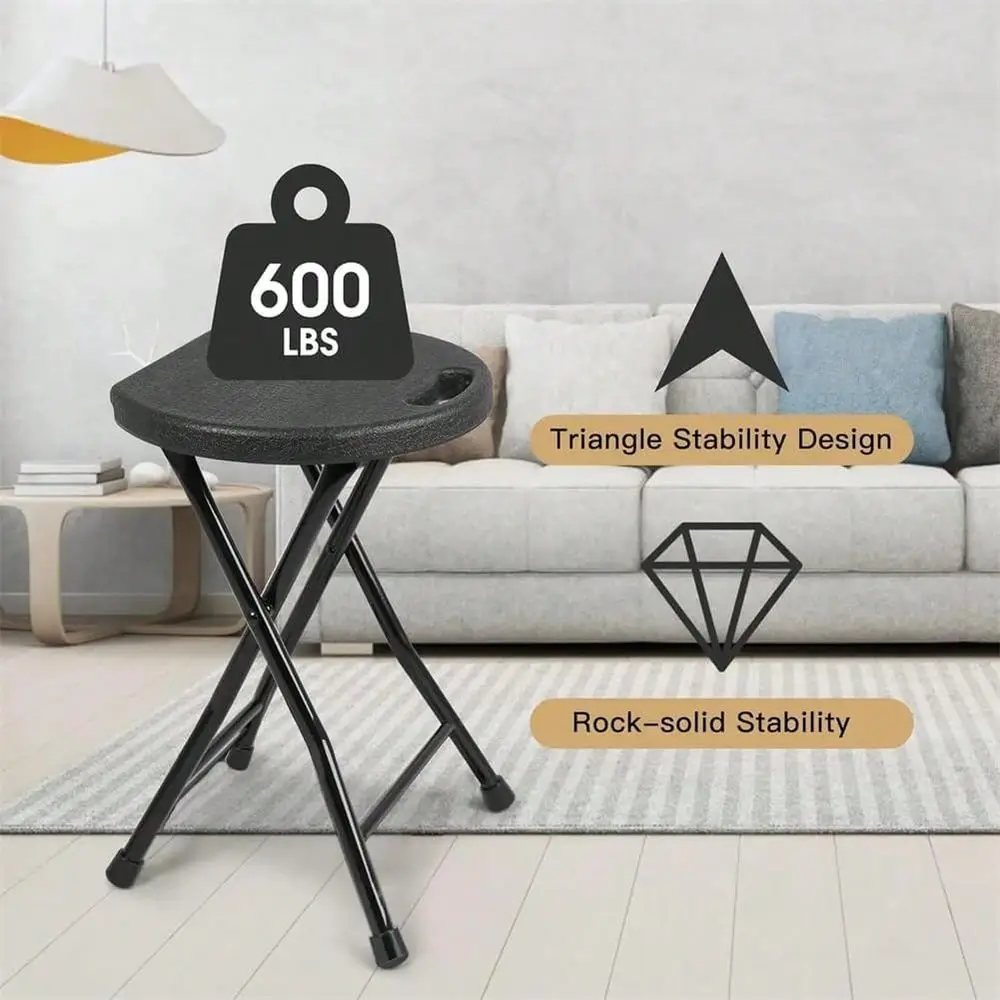 1 2PCS Folding Stool, Backless 18Inch Stool, Portable With Handle, Foldable Bar Stool, AntiSl Ip Feet, 600Lbs Capacity, For Bar
1 2PCS Folding Stool, Backless 18Inch Stool, Portable With Handle, Foldable Bar Stool, AntiSl Ip Feet, 600Lbs Capacity, For Bar
