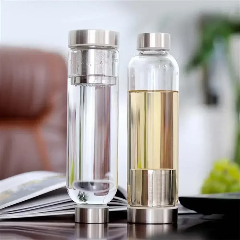 550ml Sports Glass Water Bottle Portable Bicycle Transparent Office Bottle High Temperature Resistant Water Bottle Drinkware
550ml Sports Glass Water Bottle Portable Bicycle Transparent Office Bottle High Temperature Resistant Water Bottle Drinkware