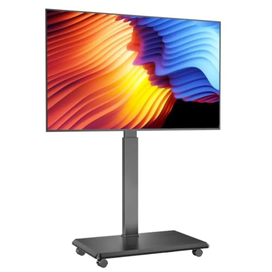 Rolling TV Stand, Portable Mobile TV Stand for 32-75 Inch TVs up to 110 lbs, 18 Adjustable Heights, Max VESA 600x400mm, Rolling
Rolling TV Stand, Portable Mobile TV Stand for 32-75 Inch TVs up to 110 lbs, 18 Adjustable Heights, Max VESA 600x400mm, Rolling