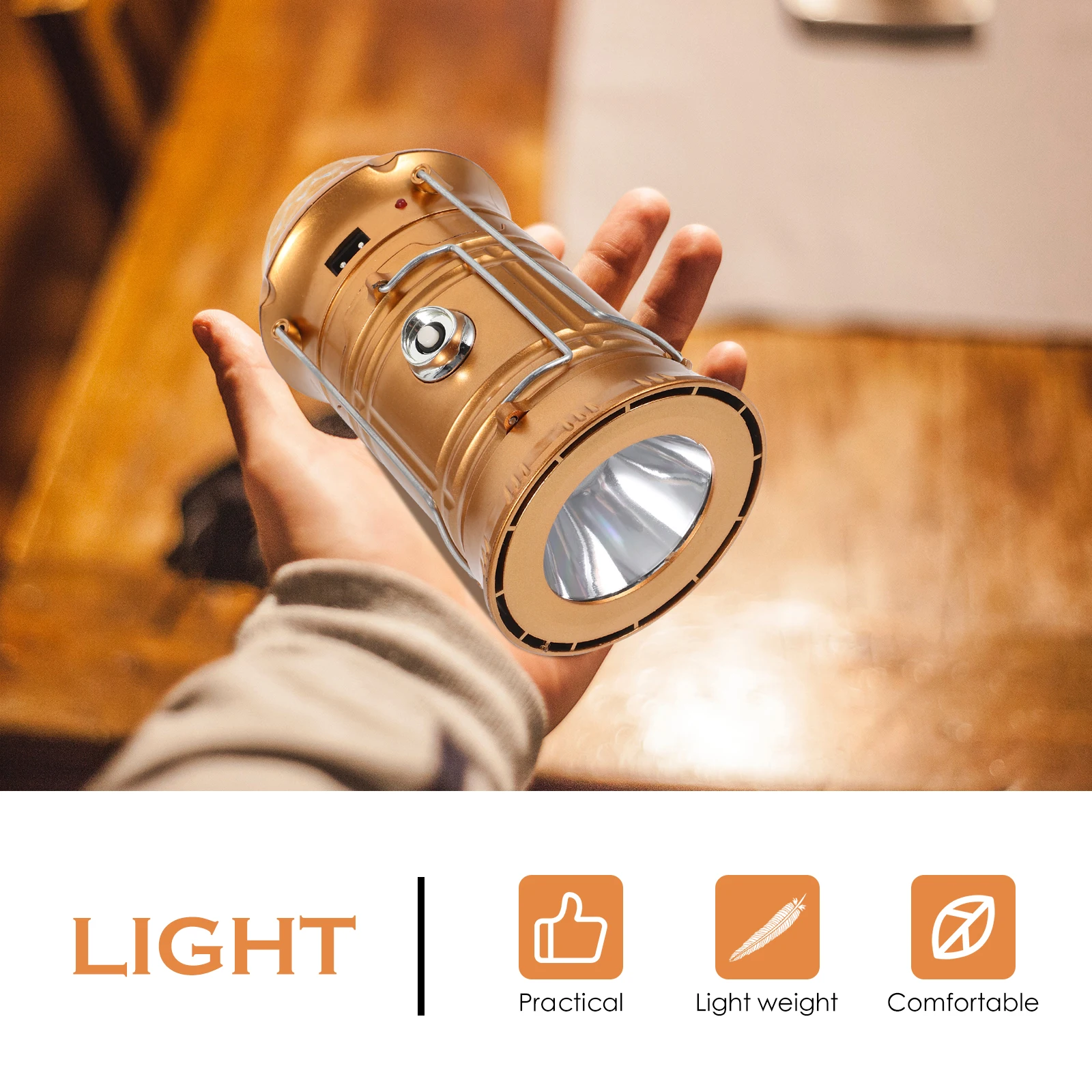 1Pcs LED Rechargeable Light Camping Lamp Portable Outdoor Use Tent Light Emergency Multifunction LED Lamp for Hiking Barbecue
1Pcs LED Rechargeable Light Camping Lamp Portable Outdoor Use Tent Light Emergency Multifunction LED Lamp for Hiking Barbecue