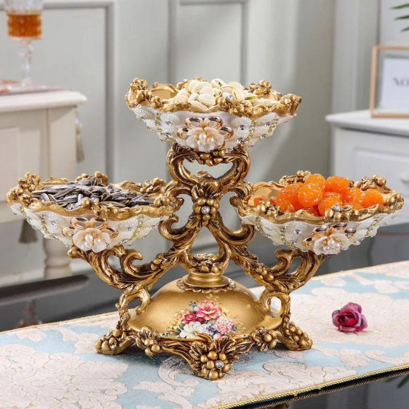 European High-End Fruit Tray Set, Multi-layer Dried Fruit Tray, Living Room, Coffee Table Decoration, Creative Home
European High-End Fruit Tray Set, Multi-layer Dried Fruit Tray, Living Room, Coffee Table Decoration, Creative Home