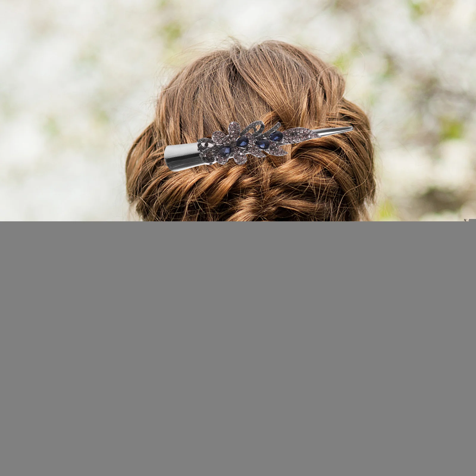 Rhinestone Barrettes Large Crystal Duck Bill Clips for Women Alligator Suitable Thick Thin Hair Occasions Wedding
Rhinestone Barrettes Large Crystal Duck Bill Clips for Women Alligator Suitable Thick Thin Hair Occasions Wedding
