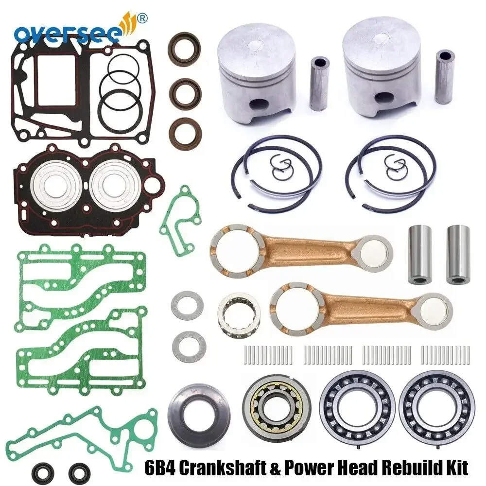 6B4 Crankshaft & Power Head Rebuild Kit For Yamaha 2T E 9.9 15HP 2 Cyl E15DMH Outboard Engine Parts
6B4 Crankshaft & Power Head Rebuild Kit For Yamaha 2T E 9.9 15HP 2 Cyl E15DMH Outboard Engine Parts