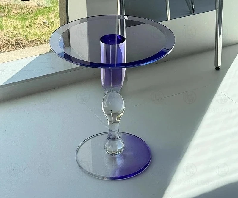 Новый круглый журнальный столик фиолетового цвета с постепенным изменением для дома, небольшой квартиры, гостиной, продвинутый смысл, приставной столик
Новый круглый журнальный столик фиолетового цвета с постепенным изменением для дома, небольшой квартиры, гостиной, продвинутый смысл, приставной столик