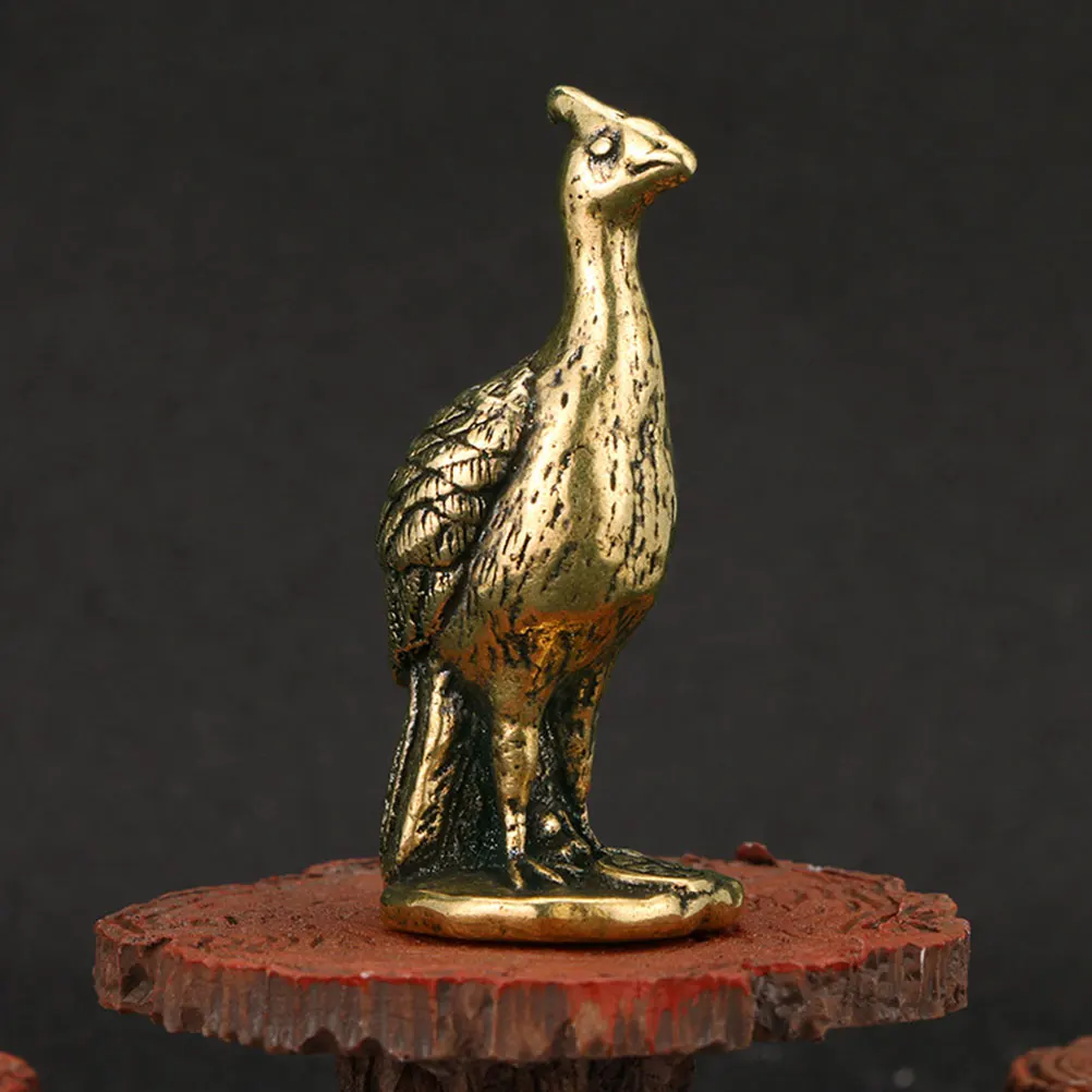 Brass Peacock shape Figurine Golden Statue Office Gifts Car Decor Vintage Miniature Animal Statues Tabletop nament
Brass Peacock shape Figurine Golden Statue Office Gifts Car Decor Vintage Miniature Animal Statues Tabletop nament