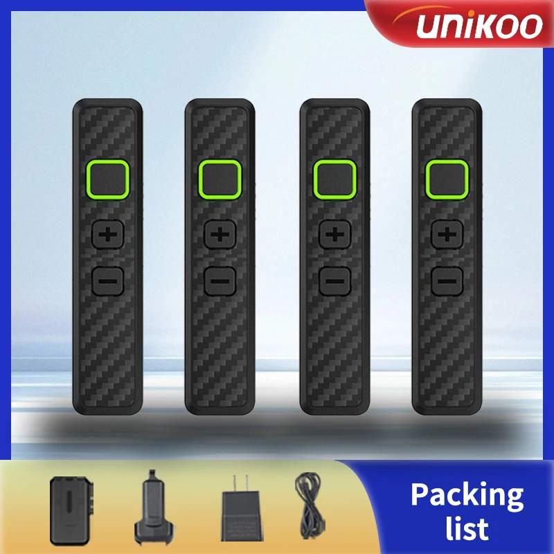 UNIKOO UK20 Walkie Talkie 4 PCS Collar Clip with Earphone Portable FM Handsfree Two Way Radio Communication Equipment For Cafe
UNIKOO UK20 Walkie Talkie 4 PCS Collar Clip with Earphone Portable FM Handsfree Two Way Radio Communication Equipment For Cafe