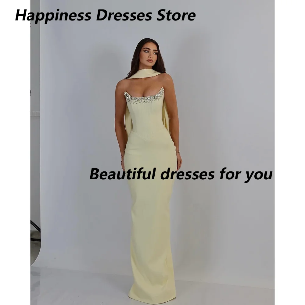 Elegant Long Crystals Prom Dresses for Women Girls Strapless Straight Special Events Wedding Gala Evening Party Dress Customized
Elegant Long Crystals Prom Dresses for Women Girls Strapless Straight Special Events Wedding Gala Evening Party Dress Customized