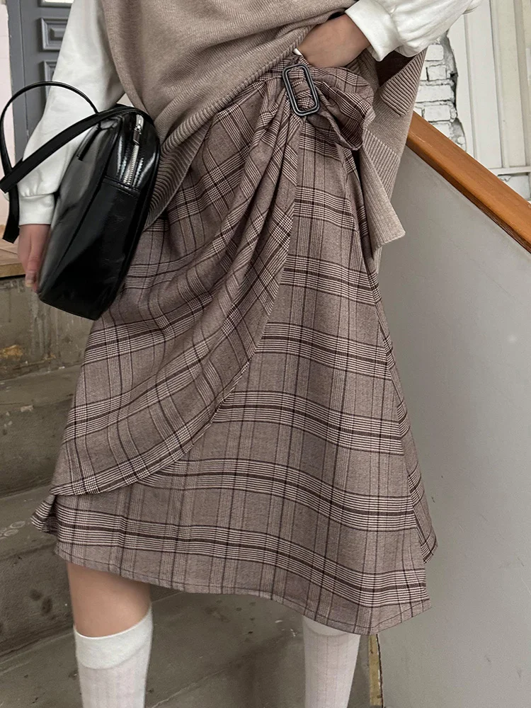 LAMBO Skirt Irregular Pleats Layered Plaid f-length Women's Faion Spring Seasonal Other Material Cosition
LAMBO Skirt Irregular Pleats Layered Plaid f-length Women's Faion Spring Seasonal Other Material Cosition