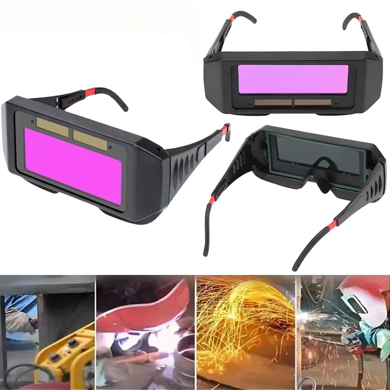 Solar Powered Welding Helmet Auto Dimming Darkening TIG MIG Welding Goggles LCD Welder UV Protective Glasses Protective Gear
Solar Powered Welding Helmet Auto Dimming Darkening TIG MIG Welding Goggles LCD Welder UV Protective Glasses Protective Gear