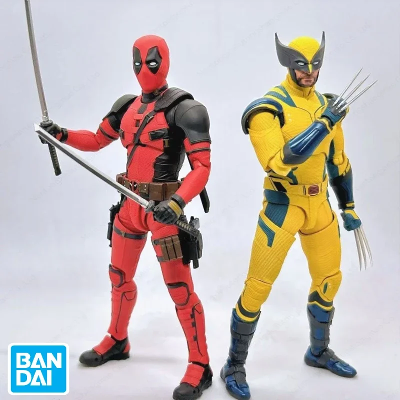 in stock BANDAI S.H.Figuarts Marvel Movie Deadpool & Wolverine PVC Anime Action Figures Scale Model Collection Toy
in stock BANDAI S.H.Figuarts Marvel Movie Deadpool & Wolverine PVC Anime Action Figures Scale Model Collection Toy