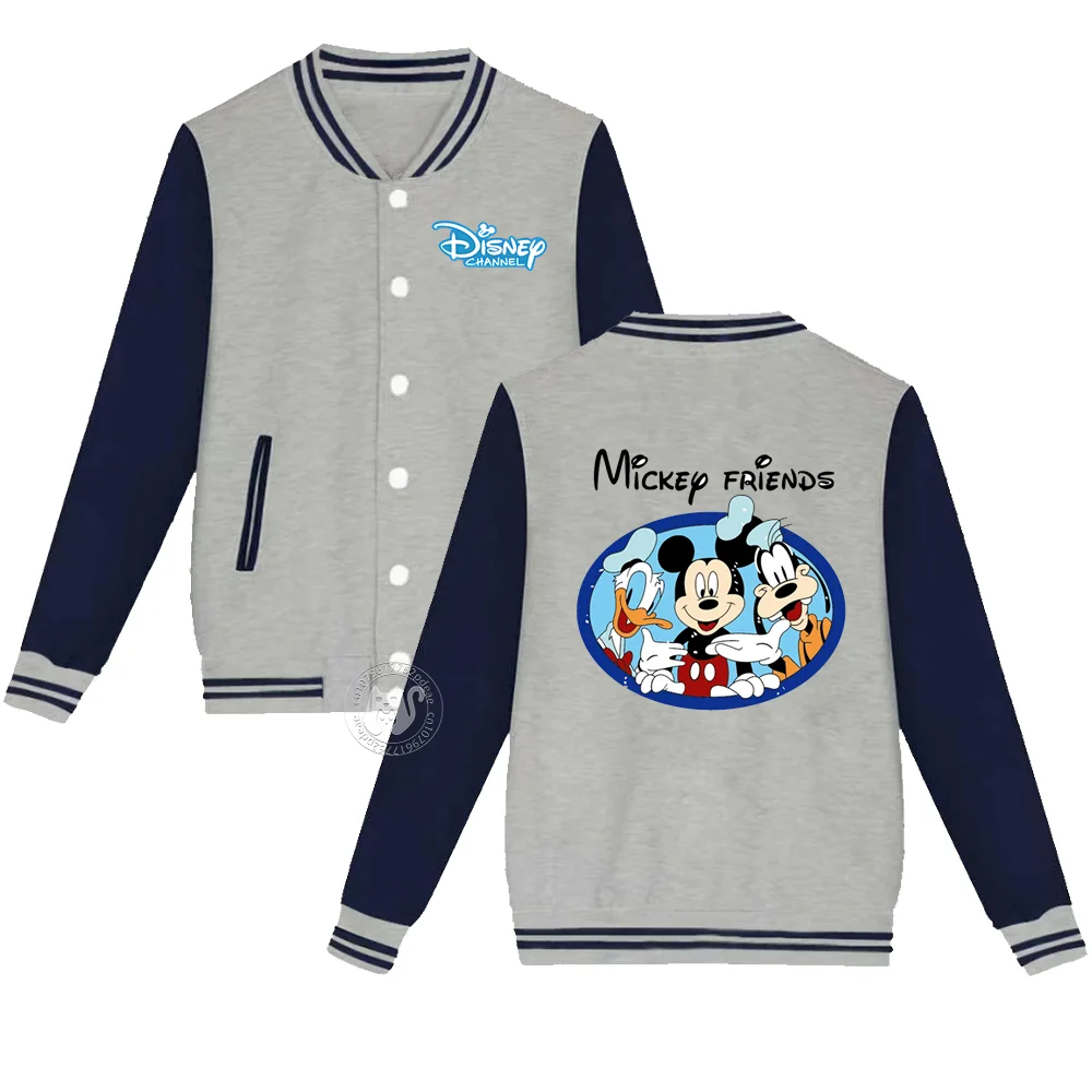 Disney Children's Fall/Winter Baseball Uniform Mickey Mouse print for boys and girls ages 2-14 Thickened warm travel coats
Disney Children's Fall/Winter Baseball Uniform Mickey Mouse print for boys and girls ages 2-14 Thickened warm travel coats