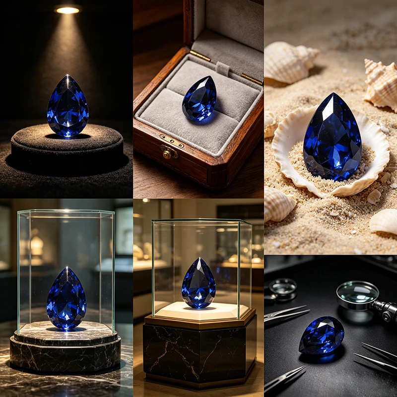 Top Royal Blue Pear Cut 3x4mm-13x18mm Lab Grown Sapphire Gemstone Diamond With AGL Certificate for Jewelry Making
Top Royal Blue Pear Cut 3x4mm-13x18mm Lab Grown Sapphire Gemstone Diamond With AGL Certificate for Jewelry Making
