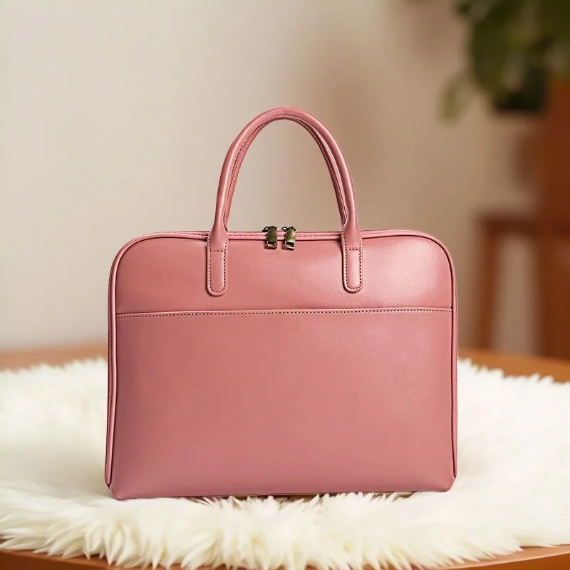 Женская сумка из натуральной кожи для ежедневных поездок, портфель для ноутбука 12-14 дюймов, модная сумка для компьютера, деловая сумка-портфель
Женская сумка из натуральной кожи для ежедневных поездок, портфель для ноутбука 12-14 дюймов, модная сумка для компьютера, деловая сумка-портфель