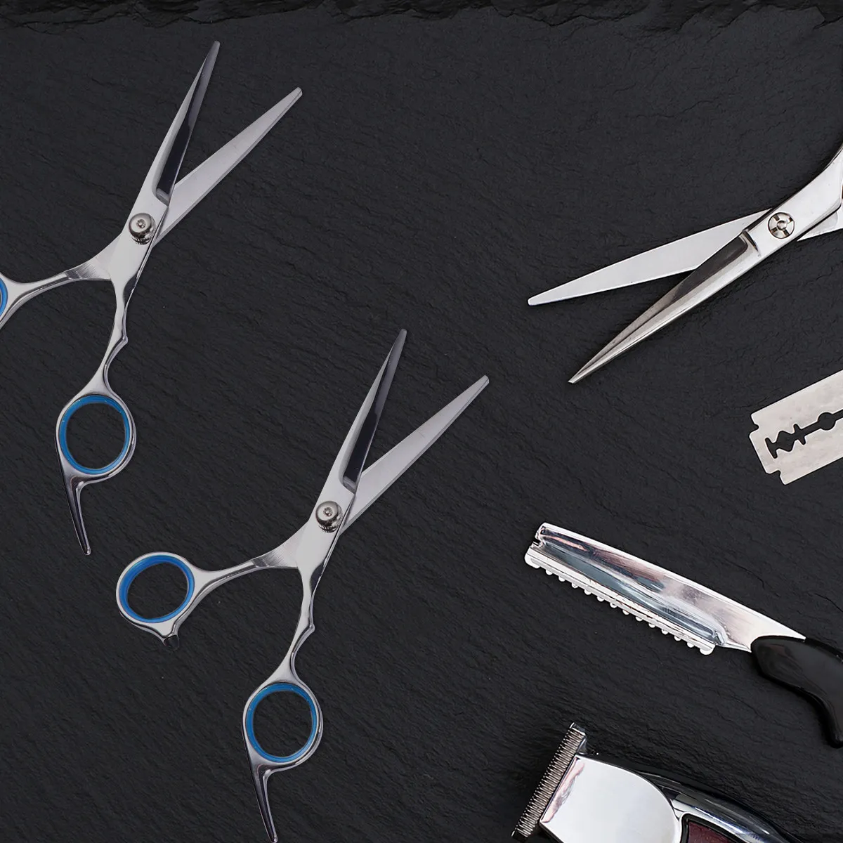 7Pcs Hair Cutting Kit Includes Scissors Comb Brush Stainless Steel Hairdressing Scissors Set for Home Use Salon Barber Training
7Pcs Hair Cutting Kit Includes Scissors Comb Brush Stainless Steel Hairdressing Scissors Set for Home Use Salon Barber Training
