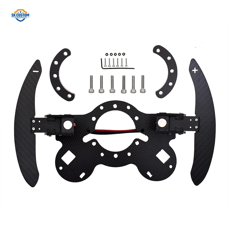 Matte Carbon Fiber Racing Steering Wheel Magnetic Paddle Shifter for BMW Mini F54 R50 R56 Quick Release Boss Kit Adapter Base