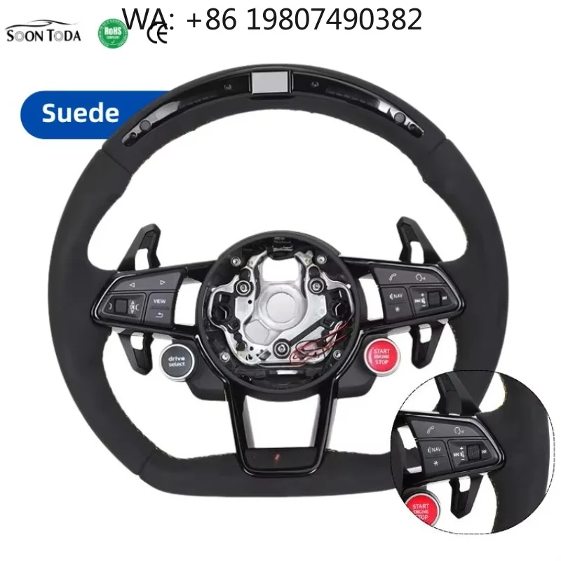 Dual Knobs LED Full Suede Custom Steering Wheel Fit R8 B6 B8 B9 A3 A4 A5 A6 C7 SQ5 Q3 Q5 Q7 RS3 8V RS6 RS7 TT RS
Dual Knobs LED Full Suede Custom Steering Wheel Fit R8 B6 B8 B9 A3 A4 A5 A6 C7 SQ5 Q3 Q5 Q7 RS3 8V RS6 RS7 TT RS