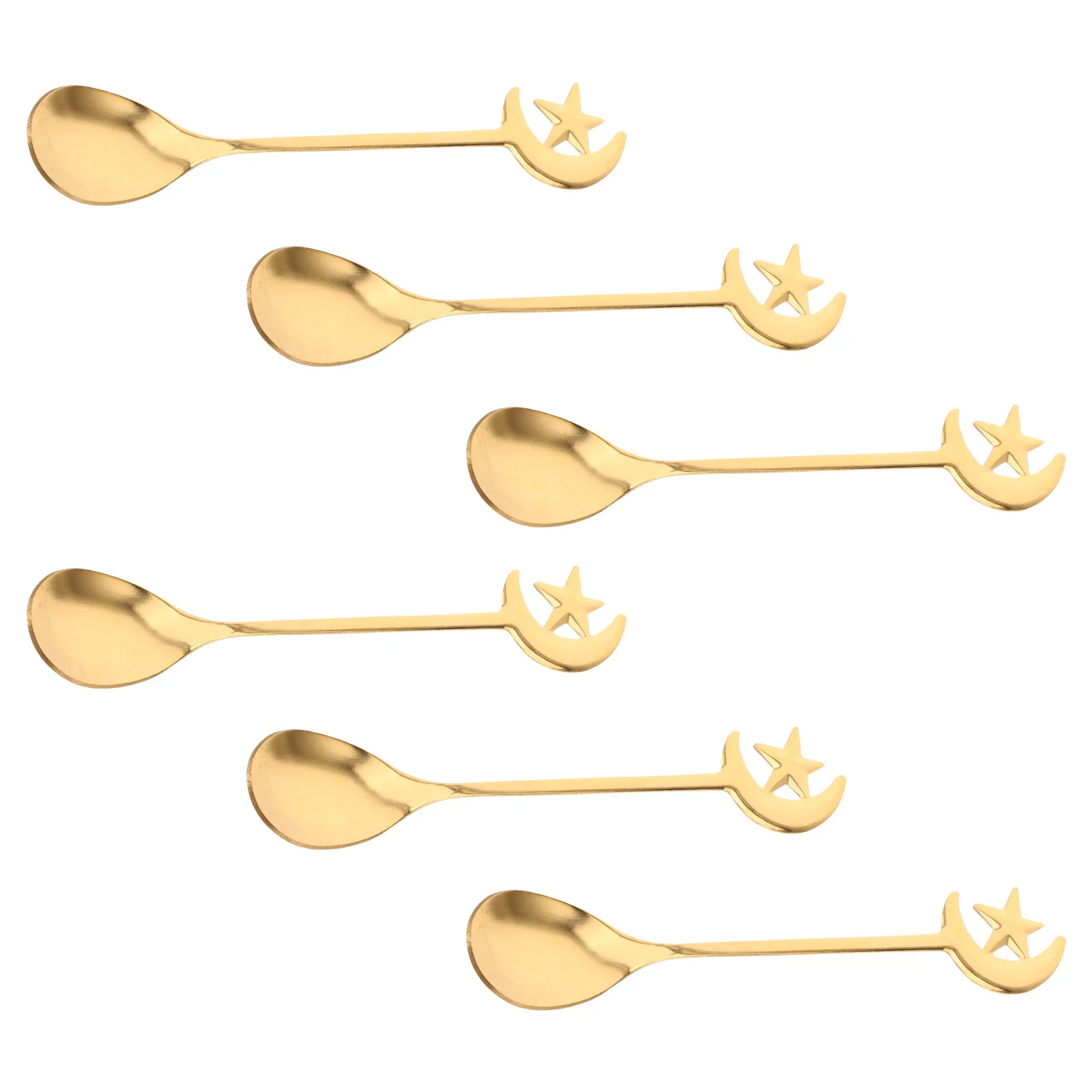 6 Pcs Coffee Spoon Stainless Steel Golden Small Tea Spoons Dessert Cake Espresso Sugar Stirring ServingSpoons For Dips
6 Pcs Coffee Spoon Stainless Steel Golden Small Tea Spoons Dessert Cake Espresso Sugar Stirring ServingSpoons For Dips