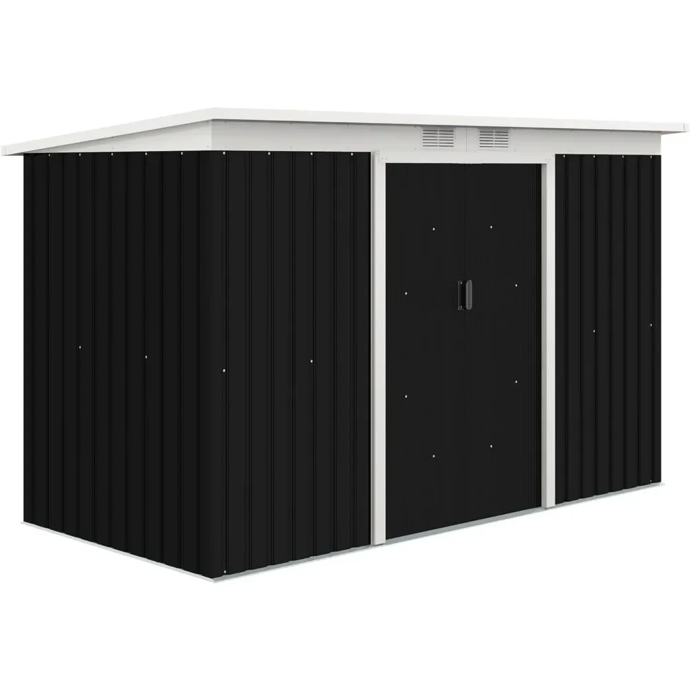 Уличный садовый навес 9 'X 4', оцинкованный металлический полезный садовый инструмент, Запираемая дверь для двора, лужайки, уличный сарай для инструментов
Уличный садовый навес 9 'X 4', оцинкованный металлический полезный садовый инструмент, Запираемая дверь для двора, лужайки, уличный сарай для инструментов