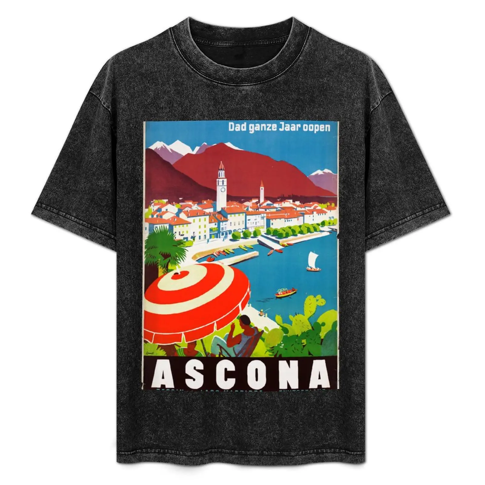 Ascona Switzerland T-Shirt Classic Basic Casual T-Shirt
Ascona Switzerland T-Shirt Classic Basic Casual T-Shirt