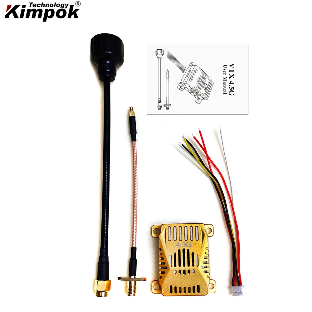 4.5G/4.6G FPV VTX transmitter receiver 2.5W drone image transmission module 16CH
4.5G/4.6G FPV VTX transmitter receiver 2.5W drone image transmission module 16CH