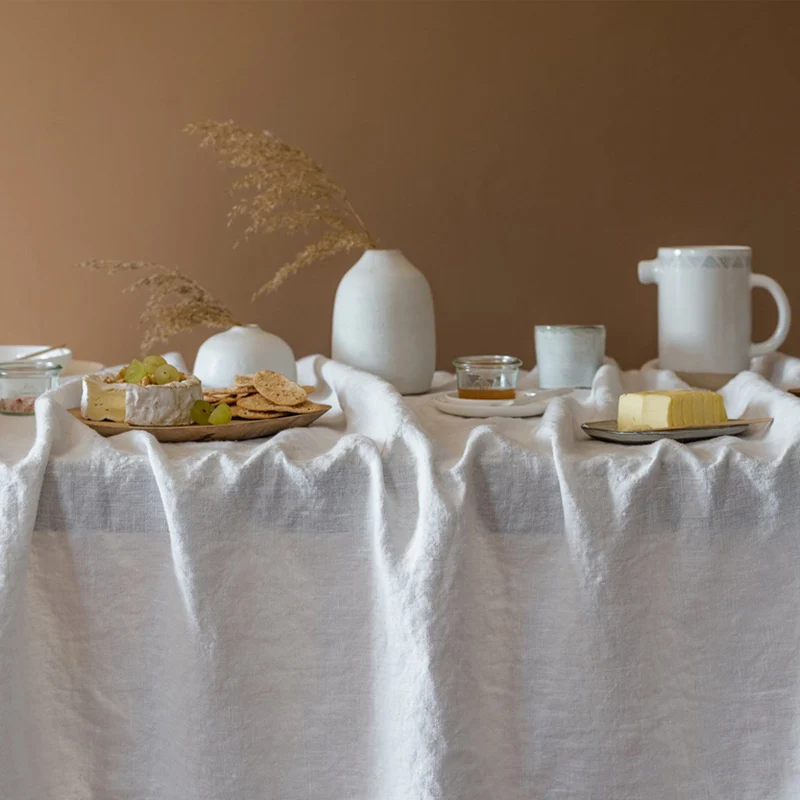 Custom 100% Pure Linen White Wedding Tablecloth,Natural Fabric Table Cover,for Kitchen Dining Room Party Holiday Home Decoration
Custom 100% Pure Linen White Wedding Tablecloth,Natural Fabric Table Cover,for Kitchen Dining Room Party Holiday Home Decoration
