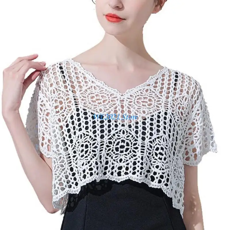 G5GC Lightweight Cotton Pullover Blouse Crochet Knit Cover Up Crop Top Layering Piece
G5GC Lightweight Cotton Pullover Blouse Crochet Knit Cover Up Crop Top Layering Piece