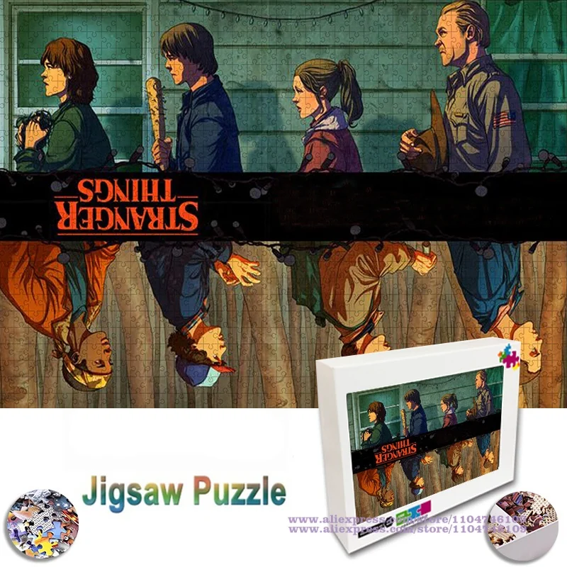 Пазлы-головоломки «Очень странные дела» 108/200/300/500/1000/1500 элементов, унисекс, развивающие интеллектуальные головоломки, уникальные пазлы, подарки, украшение для дома
Пазлы-головоломки «Очень странные дела» 108/200/300/500/1000/1500 элементов, унисекс, развивающие интеллектуальные головоломки, уникальные пазлы, подарки, украшение для дома