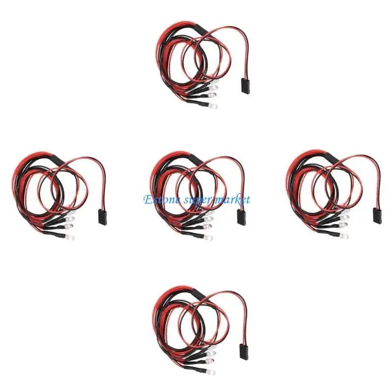 090B 5 Pcs 5mm LED Light Kits for Remote Control Car 5 White Lights Front Lights
090B 5 Pcs 5mm LED Light Kits for Remote Control Car 5 White Lights Front Lights