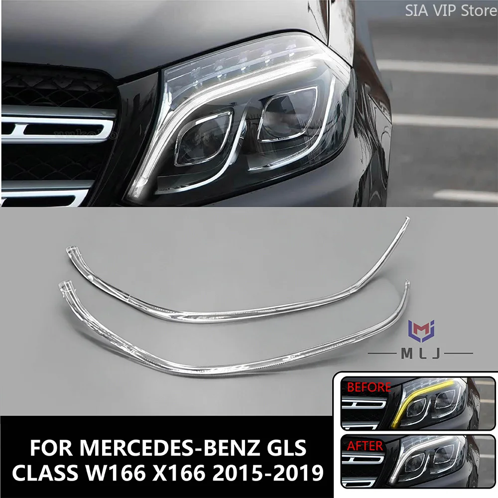 DRL White Chip Light Guide For 2015-2019 Mercedes-Benz GLS Class W166 X166 Headlight Daytime Running Light Angel Eyes Plate Tube
DRL White Chip Light Guide For 2015-2019 Mercedes-Benz GLS Class W166 X166 Headlight Daytime Running Light Angel Eyes Plate Tube