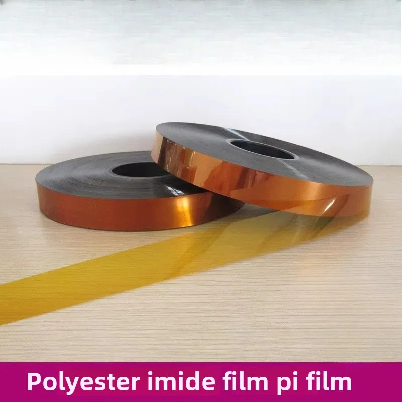 Brown Polyimide Film High Temp Insulation Paper 0.075*20 22 25mm Special for Motor High Temp Film
Brown Polyimide Film High Temp Insulation Paper 0.075*20 22 25mm Special for Motor High Temp Film