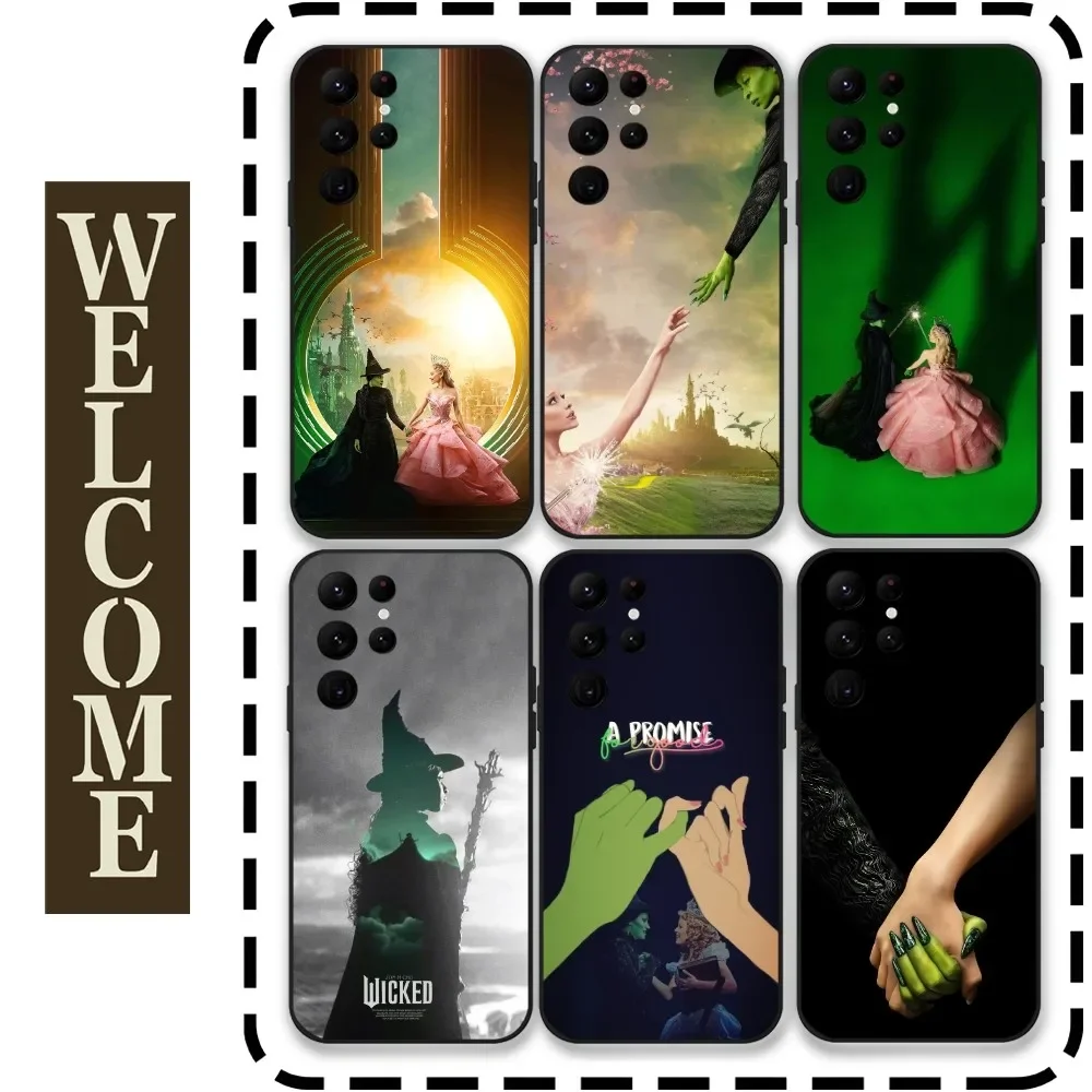 W-Wicked Part One Movie Phone Case for Samsung Galaxy S24 Ultra S22 S23 Ultra S21 S20 5G Protective Silicone TPU Funda
W-Wicked Part One Movie Phone Case for Samsung Galaxy S24 Ultra S22 S23 Ultra S21 S20 5G Protective Silicone TPU Funda