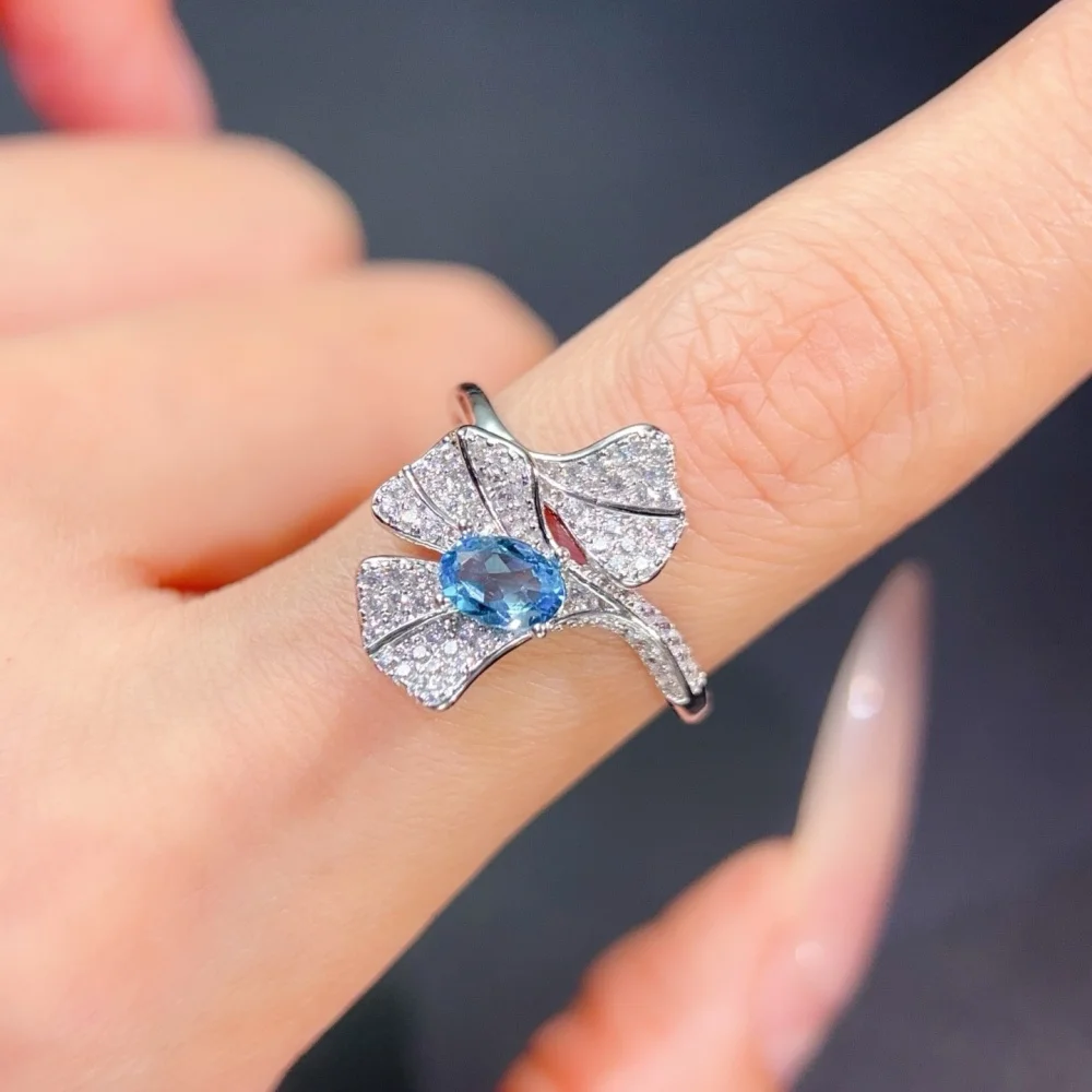 S925 4×6mm Sterling Silver Natural London Blue Topaz Gemstone Ring Women Fashion Healing Jewelry Stylish Accessory Sweet Gift
S925 4×6mm Sterling Silver Natural London Blue Topaz Gemstone Ring Women Fashion Healing Jewelry Stylish Accessory Sweet Gift