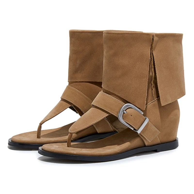 AIYUQI 2026 Women's Summer Sandals and Boots Non-slip Flat Thong Flip-flops Sandals Women Plus Size Fashion Ankle Boots female
AIYUQI 2026 Women's Summer Sandals and Boots Non-slip Flat Thong Flip-flops Sandals Women Plus Size Fashion Ankle Boots female