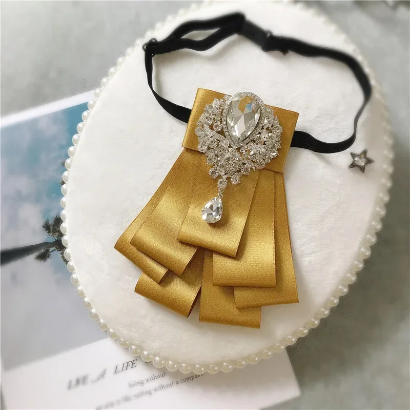Men's Wedding Bow Ties Women's Accessories British Korean Business Banquet Formal Dress Shirt Rhinestone Ribbon Bow-tie Gifts
Men's Wedding Bow Ties Women's Accessories British Korean Business Banquet Formal Dress Shirt Rhinestone Ribbon Bow-tie Gifts