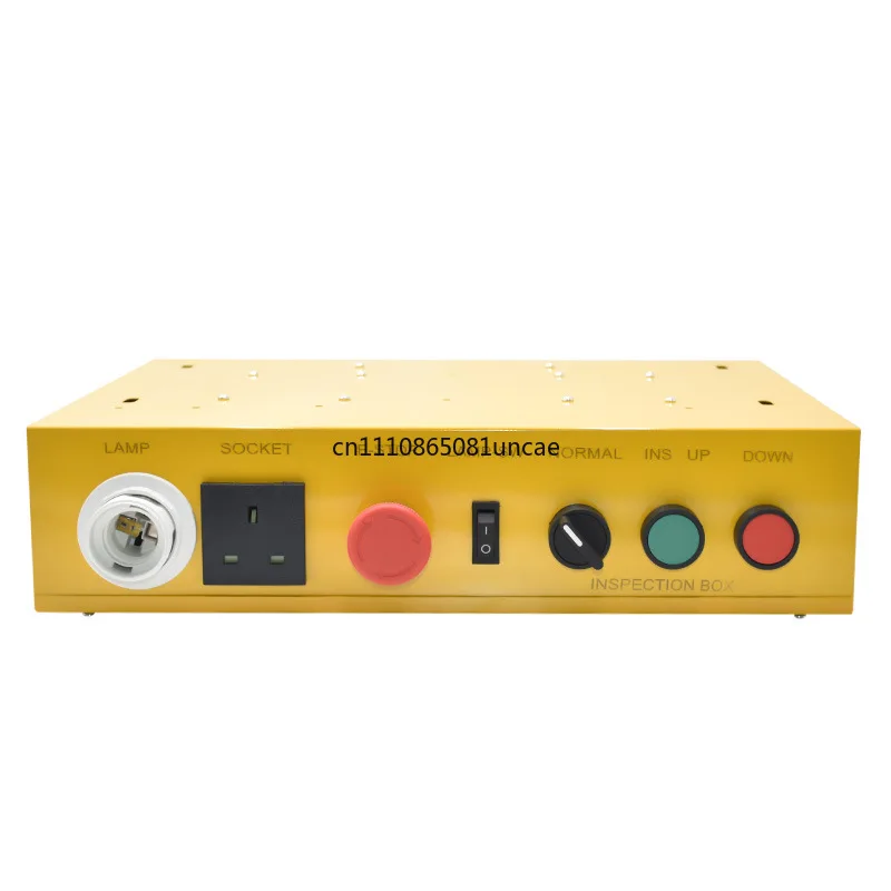 Universal Elevator Car Top Inspection Box JX-07 Emergency Stop Lighting Switch Operation Button Box New Spare Parts
Universal Elevator Car Top Inspection Box JX-07 Emergency Stop Lighting Switch Operation Button Box New Spare Parts