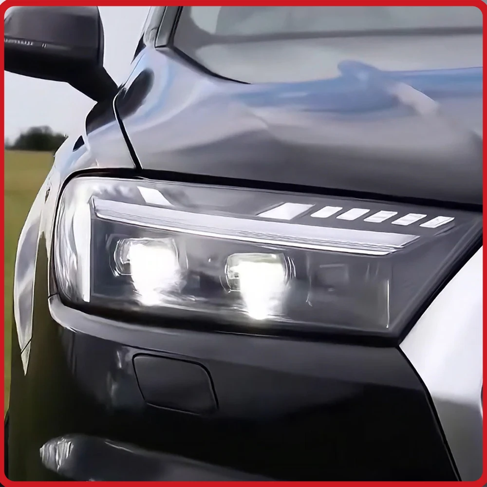 Для Audi Q7 4M 2016-2019: Комплект фар в сборе с LED-аксессуарами, эффектом запуска, динамическим поворотником, Plug and Play, в стиле RS
Для Audi Q7 4M 2016-2019: Комплект фар в сборе с LED-аксессуарами, эффектом запуска, динамическим поворотником, Plug and Play, в стиле RS