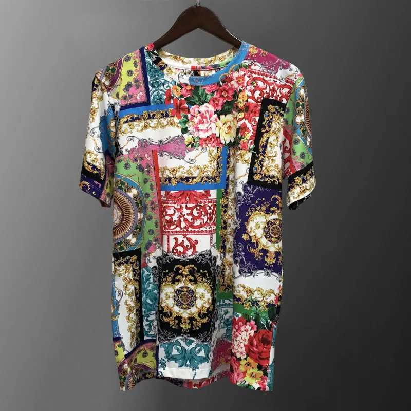 2023 Baroque Printing Short Sleeve T-shirt Tee Shirt Homme Summer New Casual Slim Tshirt For Men Men's Social Club Outfits Brand
2023 Baroque Printing Short Sleeve T-shirt Tee Shirt Homme Summer New Casual Slim Tshirt For Men Men's Social Club Outfits Brand